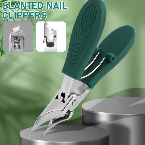 Eagle Beak Beveled Nail Clippers 3-Piece Set Wide Jaw Pedicure Manicure Set ~NEW - Picture 3 of 5